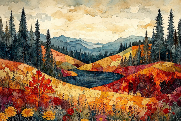Рисунок, нейросеть, красиво, арт