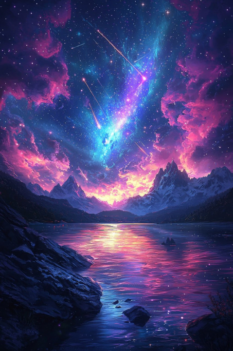 Красота. Нейро арты. Северное сияние. 3