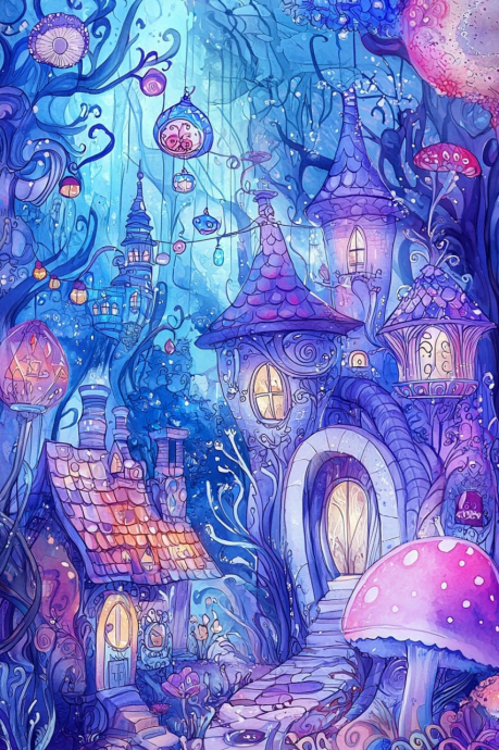 Нейро сказочные рисунки, чудесные, красота